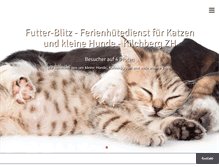 Tablet Screenshot of futterblitz.ch
